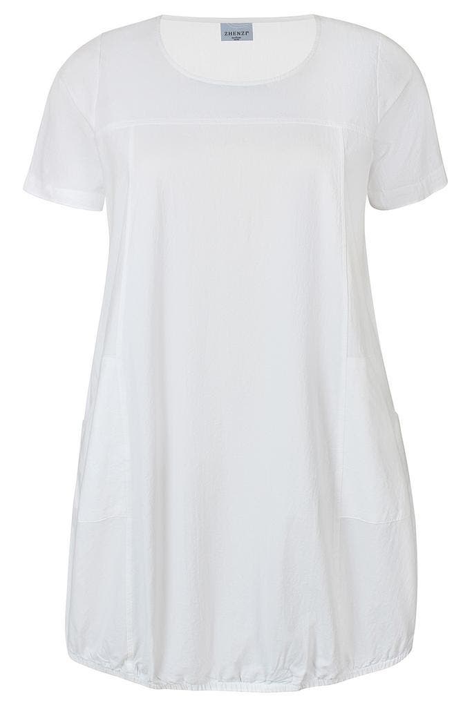 ZHENZI jurk katoen korte mouw Maat:, Kleding | Dames, Jurken, Overige kleuren, Nieuw, Verzenden