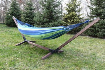 Hangmat Outdoor 200kg | Katoen | OP=OP, Opvouwbaar, Meerpersoons, Nieuw, Ophalen of Verzenden