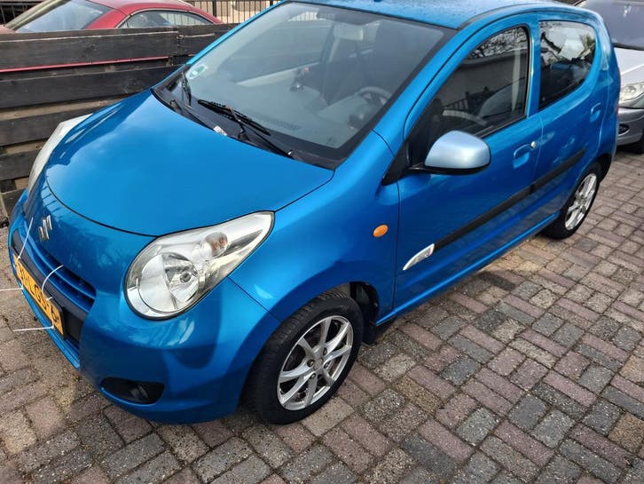 Suzuki Alto 1.0 2010 Blauw, Auto's, Suzuki, Te koop, Hatchback, Blauw, Alto, Benzine, ABS, Airbags, Airconditioning, Boordcomputer