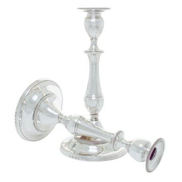 George Eadon & Co, kandelaars 925 - Kaarsenhouder (2) - .925, Antiek en Kunst