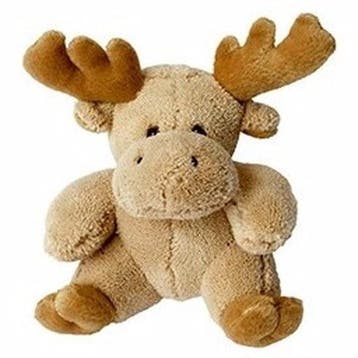 MBW eland knuffel - pluche - 15 cm - bruin - dierenknuffel, Kinderen en Baby's, Speelgoed | Knuffels en Pluche, Verzenden, Nieuw