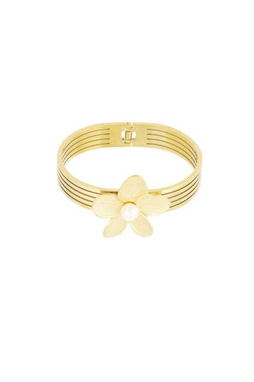 Goudlief Armband flower power (Armbanden, Dames sieraden), Verzenden, Nieuw, Zilver, Overige materialen