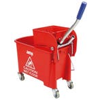 Rolemmer + Wringer | KENTUCKY | 20L | Rood (Kleurcodering) |, Verzenden, Nieuw in verpakking