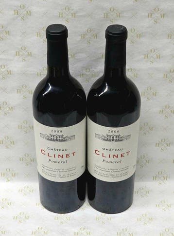 2000 Château Clinet - Pomerol AOC - 2 Flessen (0.75 liter), Verzamelen, Nieuw