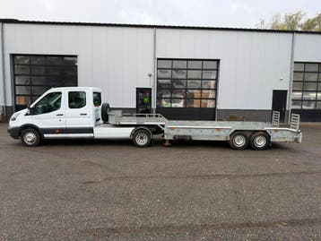 Ford Transit 170PK EURO 6 DC BE Combi 8.1 ton Veldhuizen Kui, Gebruikt, Euro 6, Dealer onderhouden, Ford