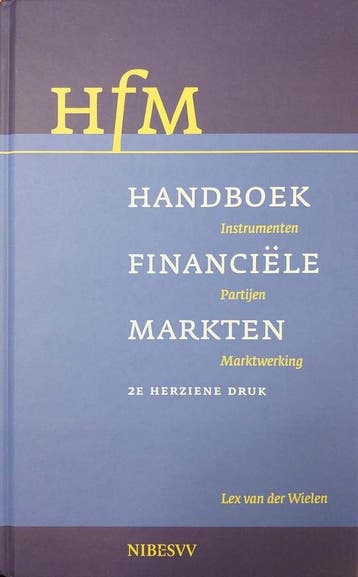 Handboek Financiële Markten - L. van der Wielen, Verzenden, Zo goed als nieuw, L. van der Wielen