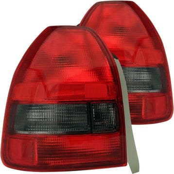 ANZO 1996-2000 Honda Civic Taillights Red/Smoke, Auto-onderdelen, Ophalen of Verzenden, Nieuw