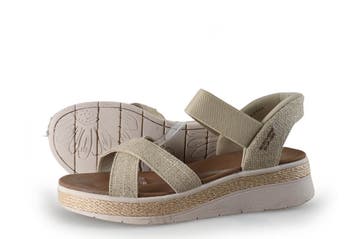 Skechers Sandalen in maat 38 Beige, Skechers, Verzenden, Beige, Sandalen of Muiltjes