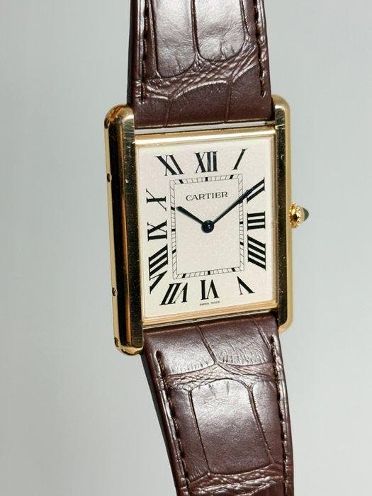 Cartier - Tank Louis XL Rose Gold - 3280 - Heren - 2010-2020, Sieraden, Tassen en Uiterlijk, Horloges | Heren