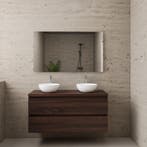 ACTIE BWS Badmeubel | Paris | Sonoma Choco | 120 cm | met, Ophalen of Verzenden, Nieuw, Bad