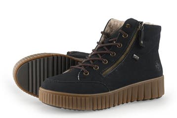 Rieker Snowboots in maat 41 Blauw, Kleding | Dames, Snowboots, Zo goed als nieuw, Rieker, Verzenden
