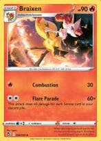 Braixen 026/195 Reverse Holo  Silver Tempest, Ophalen of Verzenden, Nieuw, Losse kaart, Foil