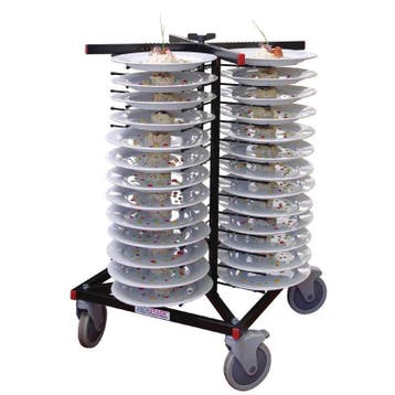 Bordenrek met wielen | 52 wielen Jackstack, Verzenden, Nieuw in verpakking