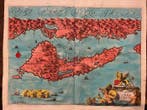 Griekenland - Antieke kaart van Corfu (Kerkyra); Olfert, Nieuw