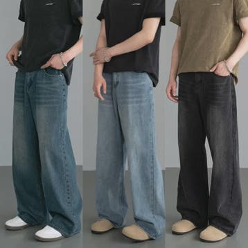 Herfst/Lente Heren Jeans - Loose Fit, Wide Leg, Vintage Wash, Verzenden, Nieuw