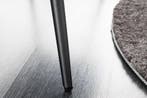 Design bank BOUTIQUE 100cm roze fluweel zwarte metalen poten, Ophalen of Verzenden, Nieuw