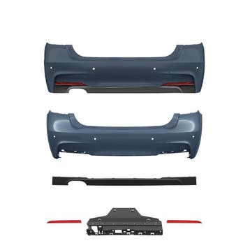 Sale! Sportlook Achterbumper BMW 3 Serie F30 2012-2019 B3869, Nieuw, Achter, BMW, Bumper