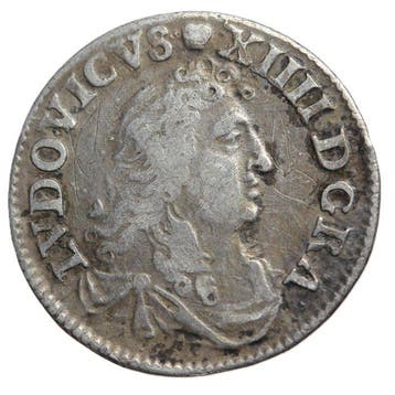 Frankrijk. Louis XIV (1643-1715). 4 Sols 1675-D, Vimy