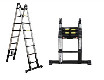 MARK TOOLS Telescopische Vouwladder ALLE MATEN + Gratis TAS, Verzenden, Nieuw, Ladder, Opvouwbaar of Inschuifbaar