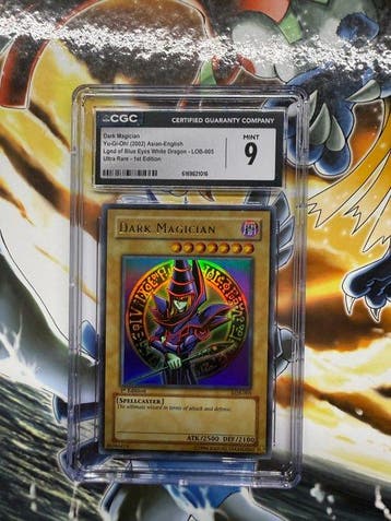 Konami - 1 Graded card - Yu-Gi-Oh! - Dark Magician LOB-005, Nieuw