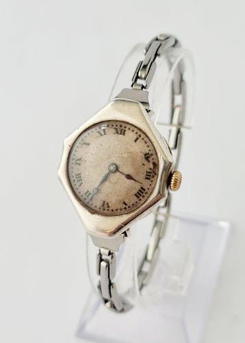 Rolex - Antique 1917 Rolex .925 Sterling Silver Hexagonal, Nieuw