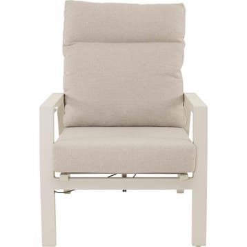 Ohio loungestoel - creme, Ophalen of Verzenden, Nieuw