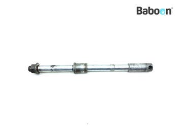 Voorwiel As Kawasaki LTD 454 / EN 450 1984-1990 (EN450A, Motoren, Onderdelen | Kawasaki, Verzenden, Gebruikt