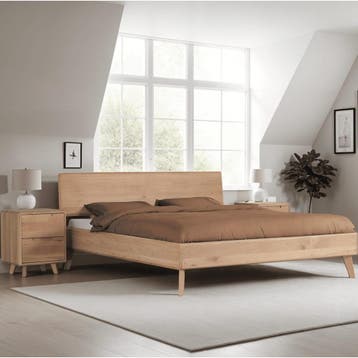 Van Os Bessi Houten Bed - 160 x 210, Nieuw