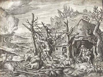 Johann Sadeler I (1550-1600); Marten De Vos (1532-1603). -
