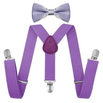 Fako Fashion - Kinder Bretels Met Vlinderstrik - 65cm -, Verzenden, Nieuw