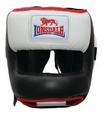 Super Pro Face-Saver Headguard Black/White S/M - Boxen, Sport en Fitness, Verzenden, Nieuw