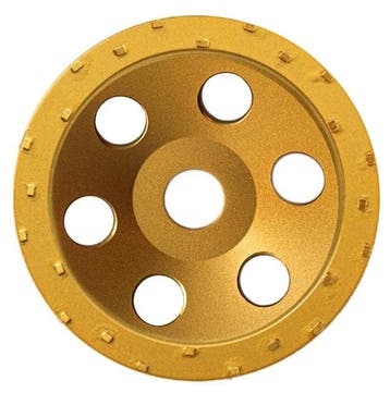 Komschijf Pristis PKD segment 125 mm small goud, Ophalen of Verzenden, Overige typen