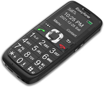 Easyfone Prime A6 Senioren Mobiele Telefoon - Zwart, Ophalen of Verzenden, Nieuw