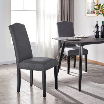 2dekans | Yaheetech Eetkamerstoelen Set van 2 - Keukenstoel, Huis en Inrichting, Stoelen, Ophalen of Verzenden, Zo goed als nieuw
