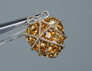 Zonder minimumprijs - Ketting met hanger - 925 zilver -, Sieraden, Tassen en Uiterlijk, Antieke sieraden