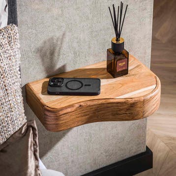 *WOONWINKEL* 2x Hangend Nachtkastje Organische Vorm, Huis en Inrichting, Slaapkamer | Nachtkastjes, Verzenden, Nieuw
