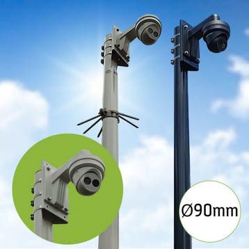 Ronde cameramast met kantelanker 4 meter Ø 90mm, Ophalen of Verzenden, Nieuw