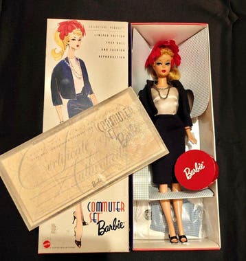Mattel - Barbiepop 21510 TRAVEL CAR SET *916* 1959 outfit.