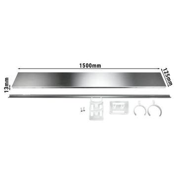 GGM Gastro | RVS sokkel - lengte: 1500 mm | EPOM150 |, Verzenden, Nieuw in verpakking, RVS Meubilair