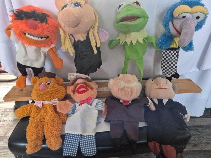 Marionet (8) - Disney - Textiel, Bont - 1980-1990, Antiek en Kunst, Antiek | Overige Antiek