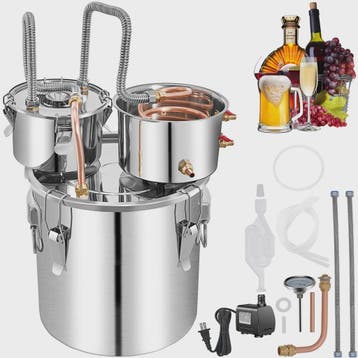 50L RVS Alcohol Distilleerder - Professionele Stookketel voo