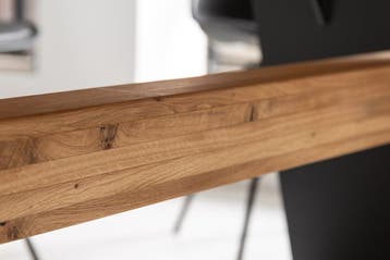 Design eettafel GRAND OAK 200cm naturel massief eikenhout -, Ophalen of Verzenden, Nieuw