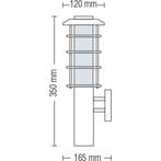 LED Tuinverlichting - Buitenlamp - Nalid 2 - Wand - E27, Tuin en Terras, Buitenverlichting, Minder dan 50 watt, Nieuw, Ophalen of Verzenden