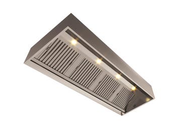 Qusinox Afzuigkap | Doos Model | RVS | LED Verlichting | Vet, Ophalen of Verzenden, Nieuw