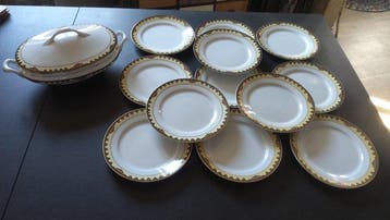 HBCM - Tafelservies voor 12 (13) - Florence - Porselein