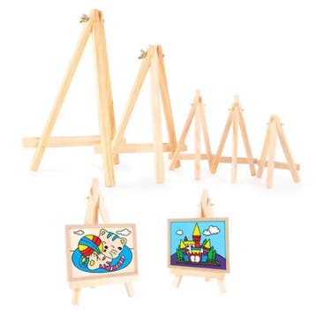 Mini Houten Tafelezel voor Kaarten, Foto’s en Decoratie, Verzenden, Nieuw