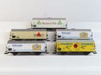 Fleischmann H0 - o.a. 5329/5342 - Modeltrein goederenwagon, Nieuw
