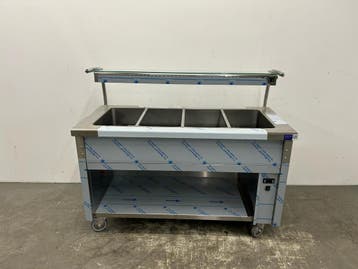 Emainox Mobiele bain-marie met aftapkraan, Ophalen of Verzenden, Gebruikt, Overige typen