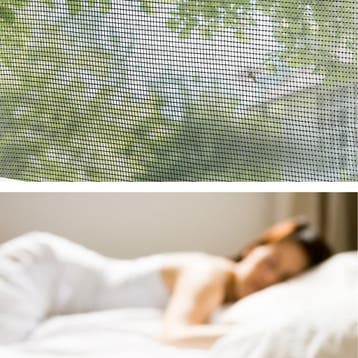 Hor met aluminium frame voor deuren 210 x 95 cm - wit, Verzenden, Nieuw