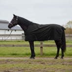 vidaXL Paardendeken Donkergroen en Zwart 165 cm Polyester, Dieren en Toebehoren, Paarden en Pony's | Overige Paardenspullen, Verzenden